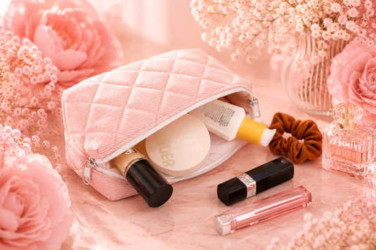 Bloom Beauty™ Corduroy Cosmetic Pouch